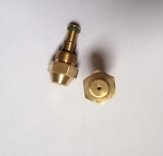 Hollow cone fine oil/water siphon atomizing nozzle 