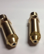 Hollow cone fine oil/water siphon atomizing nozzle 